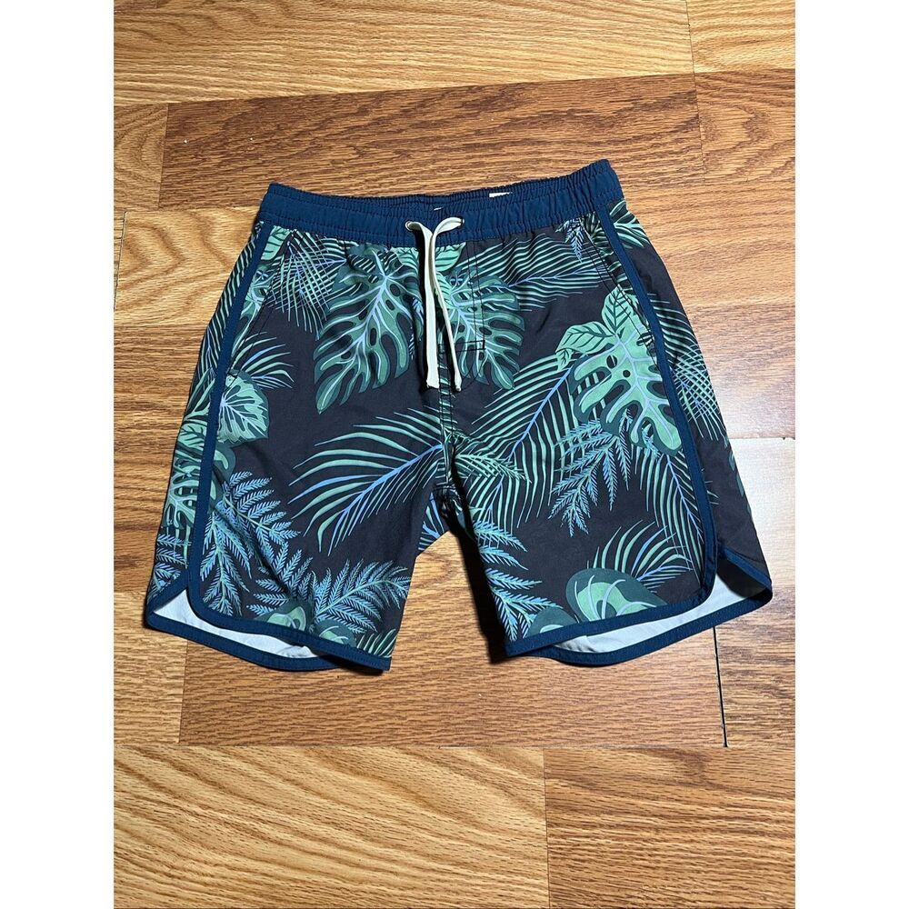 Fair Harbor Anchor Tropical Lined Shorts Youth Boys Small